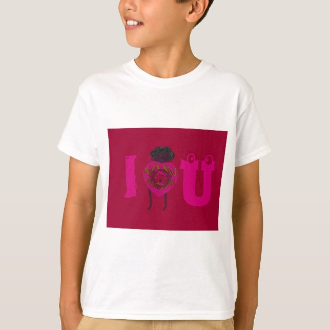 Camiseta Te corazón Nakupenda Sana Feliz Día de San Valentí (Anverso)