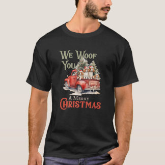 Camiseta Te Damos Un Feliz Camión Vintage De Navidad Con D