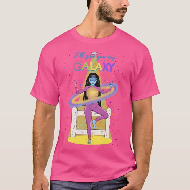 Camiseta Te Daré Mi Galaxia. (Anverso)