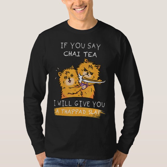 Camiseta Te Daré Una Espalda Si Dices Té Chai (Anverso)