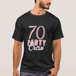 Camiseta Té de amigos del grupo BDay rosado de cumpleaños d
