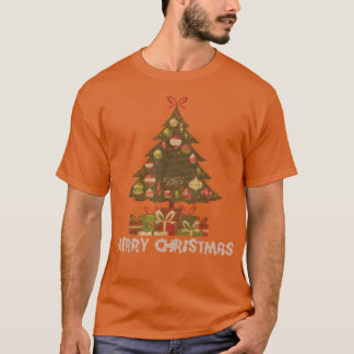 Camiseta té de árbol de Navidad para mamá papá y niños101