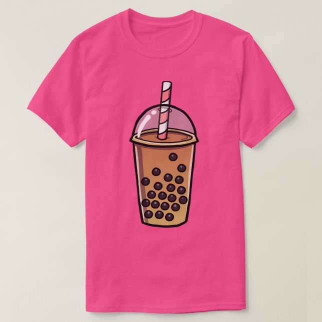 Camiseta Té de burbuja 8 (Diseño del anverso)