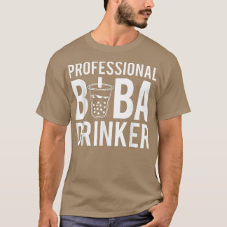 Camiseta Té de burbuja Boba Drinker Profesional 1572