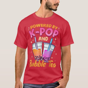 Camiseta Té de burbuja Boba KPOP Música Leche Coreana Anime
