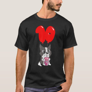 Camiseta Té de burbuja cachorro 10 años niños globo Pa