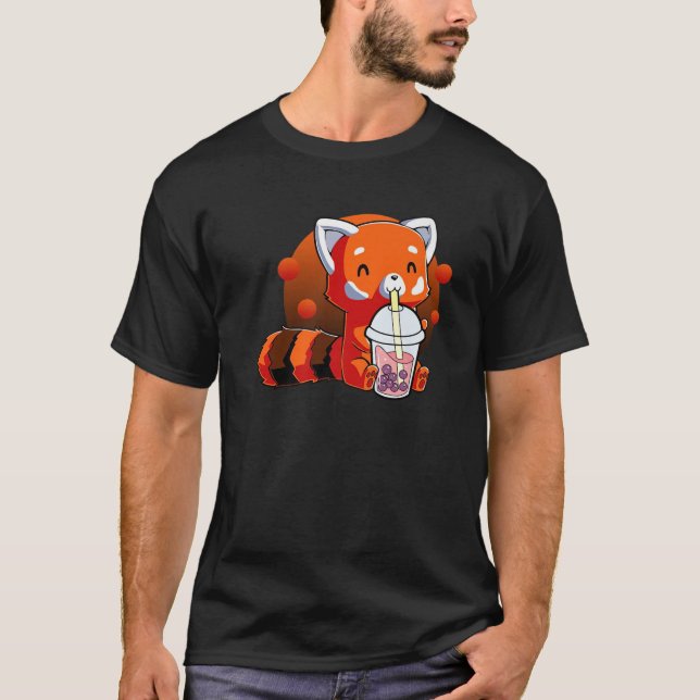 Camiseta Té de burbuja de té Kawaii Anime Ja (Anverso)