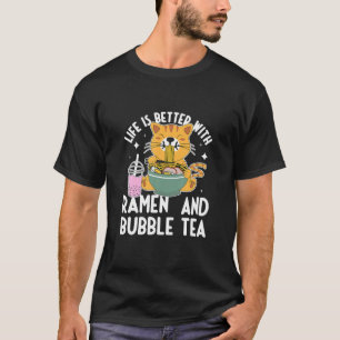 Camiseta Té de burbuja japonés Kawaii A