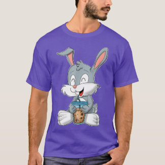 Camiseta Té de burbuja Kawaii Conejo conejo I Boba Tea Otak