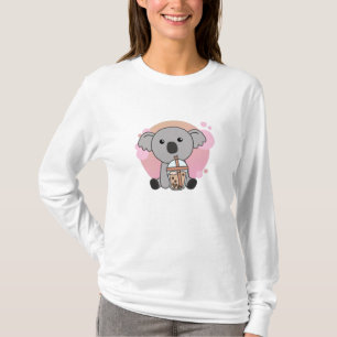 Camiseta Té de burbuja Koala con chocolate dulce