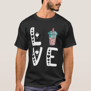 Camiseta Té de burbuja Lover Boba Tea Bebe Tapioca Pearl Sw