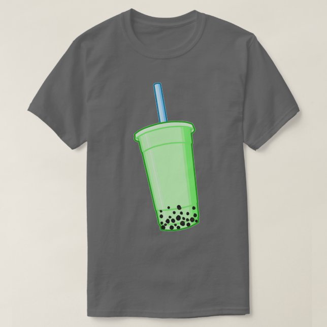 Camiseta Té de burbuja Matcha 2 (Diseño del anverso)