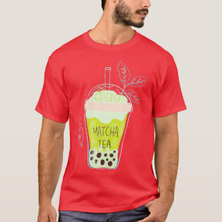 Camiseta té de burbuja matcha 4