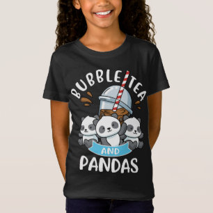 Camiseta Té de burbuja Panda Regalo Chicas Boba Tea Bubble 