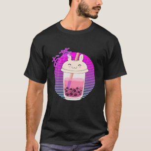 Camiseta Té de burbuja retro Kawaii cutto té japonés más ba