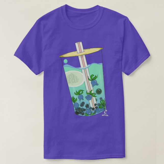 Camiseta Té de burbujas 72 (Diseño del anverso)