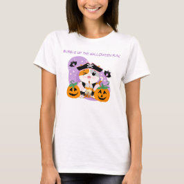 Camiseta Té de burbujas con gato kawaii pirata diversión de
