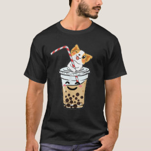 Camiseta Té de burbujas Corgi lindo Boba regalo de perro ga