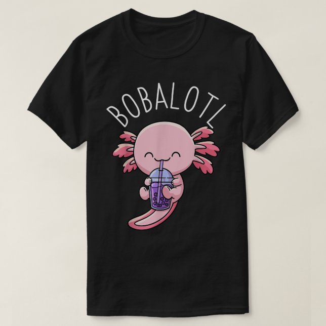 Camiseta Té de burbujas de leche Bobalotl Aolotl (Diseño del anverso)