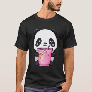 Camiseta Té de burbujas panda Kawaii Boba-Tea Japonés