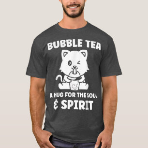 Camiseta Té de burbujas un abrazo por el alma Corea del Sur