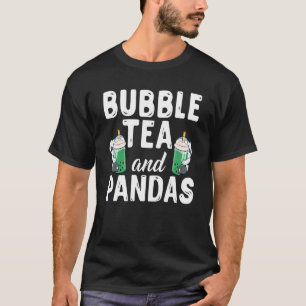 Camiseta Té de burbujas y oso Pandas Panda
