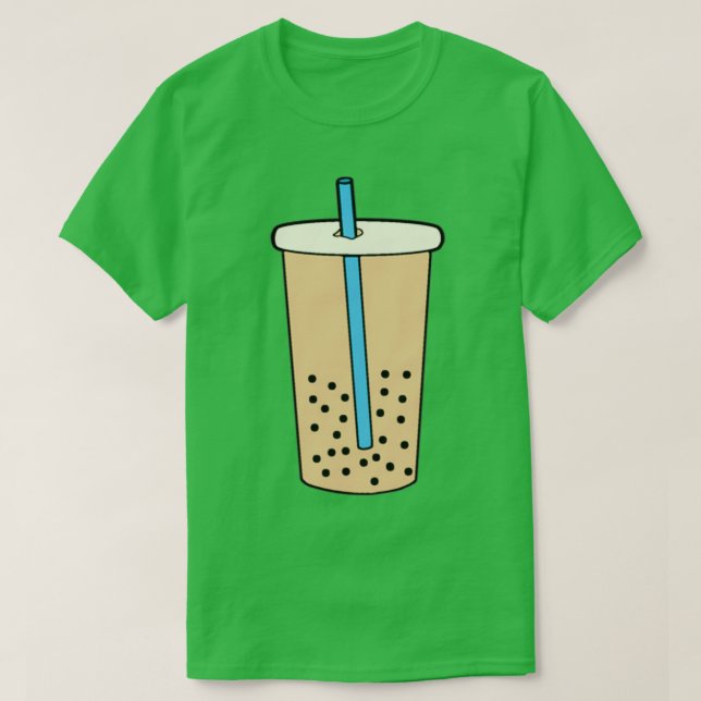 Camiseta Té de burbujaTé de leche Boba (Diseño del anverso)