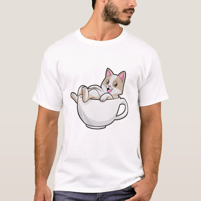 Camiseta Té de gato (Anverso)