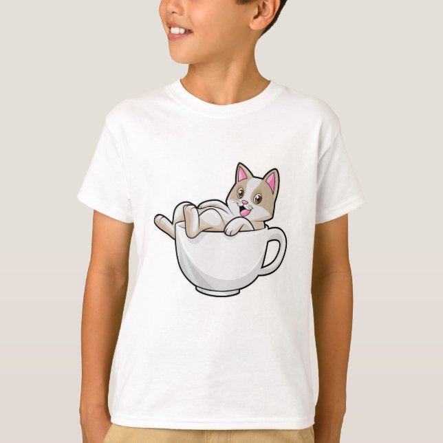 Camiseta Té de gato (Anverso)