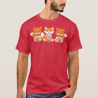 Camiseta Té de goma animal crudo de Fox Threesome Japon 