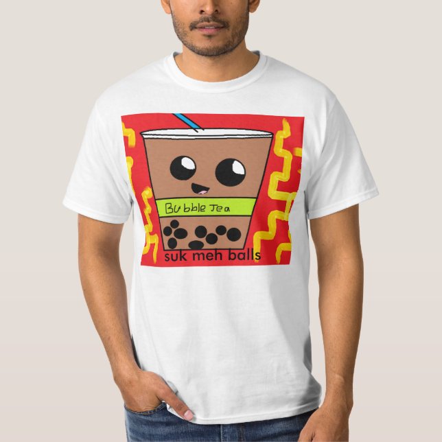 Camiseta Té de la burbuja (Anverso)