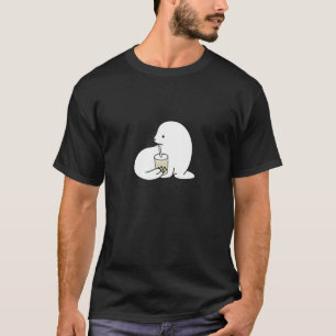 Camiseta Té de la leche de la leche de la bombilla de Boba 