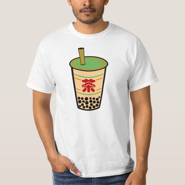 Camiseta Té de la leche de la perla (Anverso)