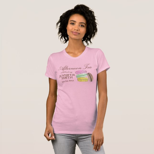 Camiseta Té de la Tarde de Fiesta de Despedida de Soltera c (Anverso completo)