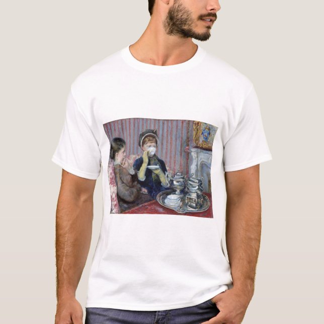 Camiseta Té de la tarde, Mary Cassatt (Anverso)