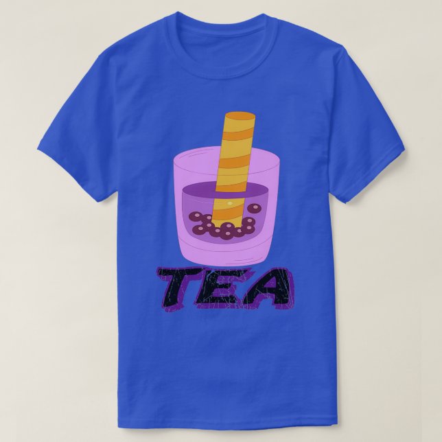 Camiseta té de leche beber té Boba Leche 1 (Diseño del anverso)