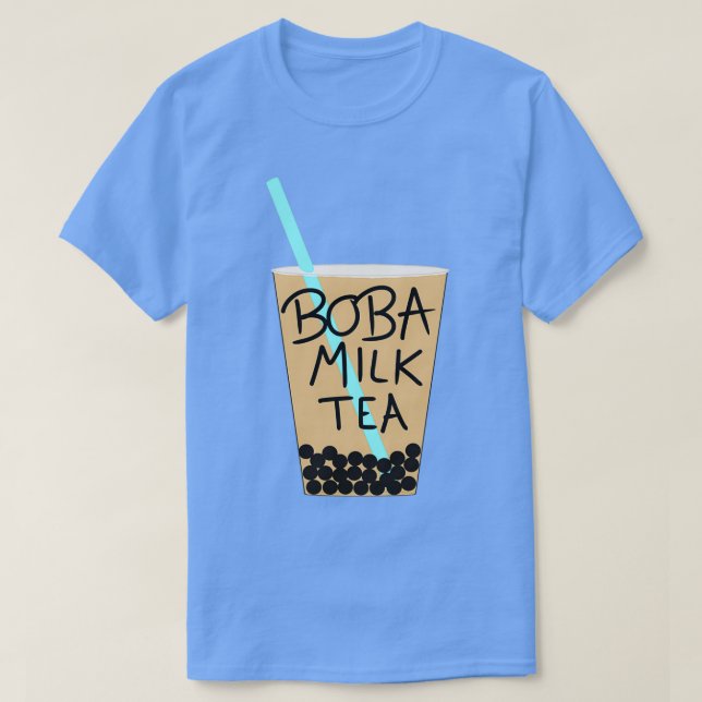 Camiseta Té de leche Boba 1 (Diseño del anverso)