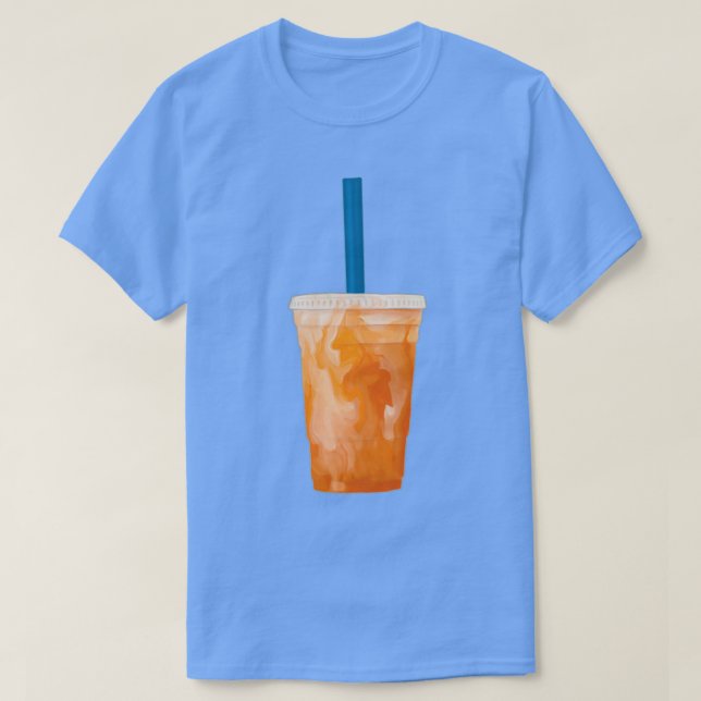 Camiseta Té de leche tailandés (Diseño del anverso)