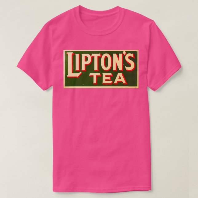 Camiseta té de liptons (Diseño del anverso)