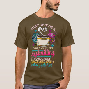 Camiseta Té de punto Knitter Yarn