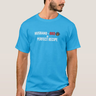 Camiseta Té de receta perfecto para marido barbacoa