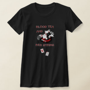 Camiseta Té de Sangre y Cuerda Roja - Diseño más Pequeño