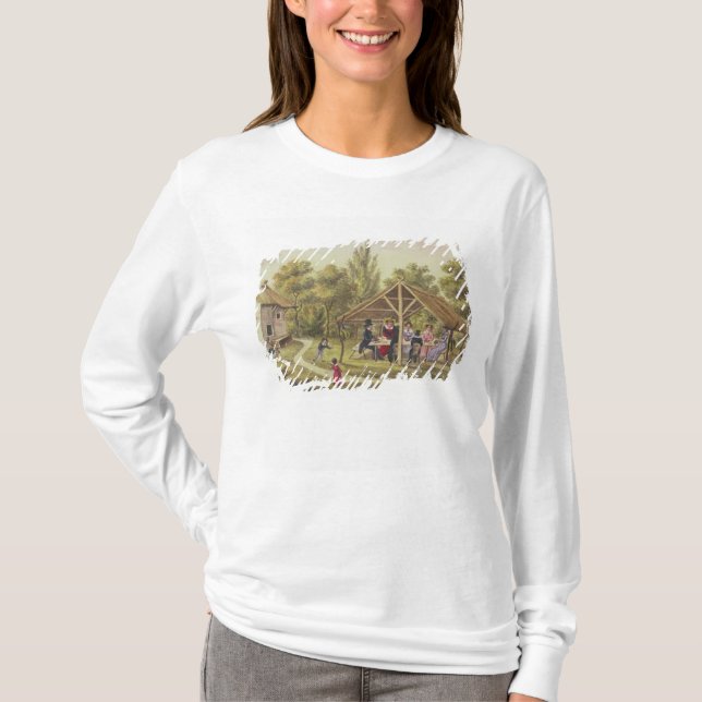 Camiseta Té de tarde en una taberna del diario de (Anverso)