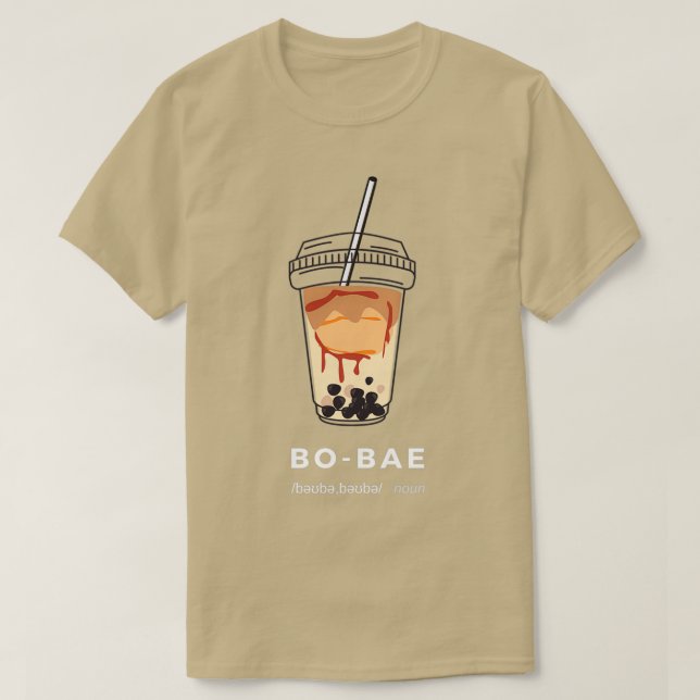 Camiseta Té de té Boba Bubble Tea 1 (Diseño del anverso)