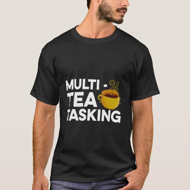 Camiseta Té de té de mascarilla múltiple Té Té Drineo Verde (Anverso)