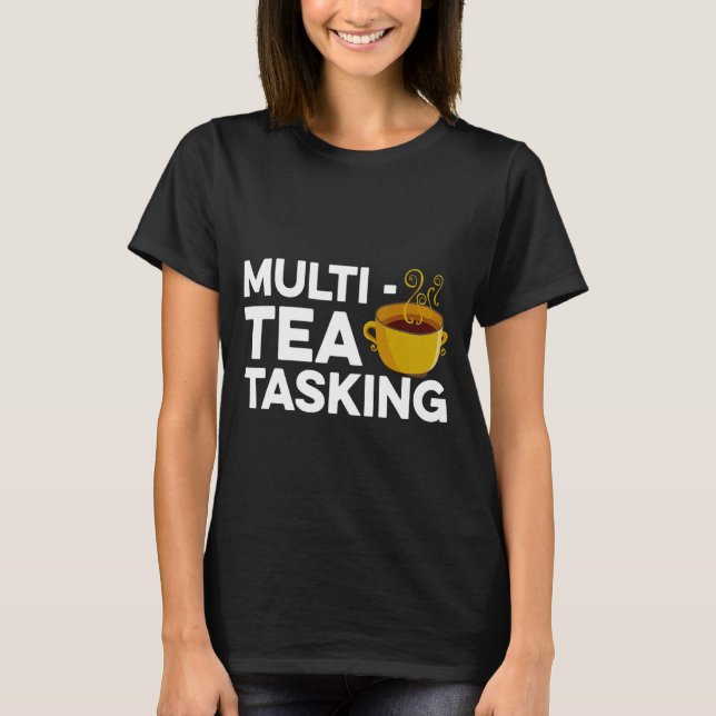 Camiseta Té de té de mascarilla múltiple Té Té Drineo Verde (Anverso)