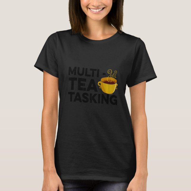 Camiseta Té de té de mascarilla múltiple Té Té Drineo Verde (Anverso)