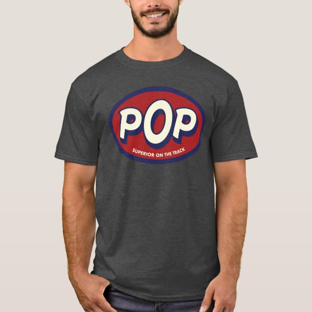 Camiseta Té de tratamiento de pista pop (Anverso)