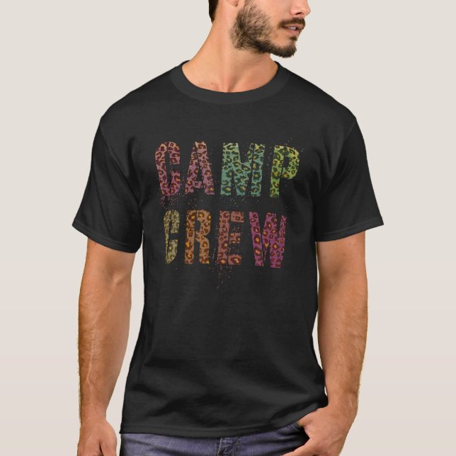 Camiseta Té del consejero del personal de verano del Leopar (Anverso)