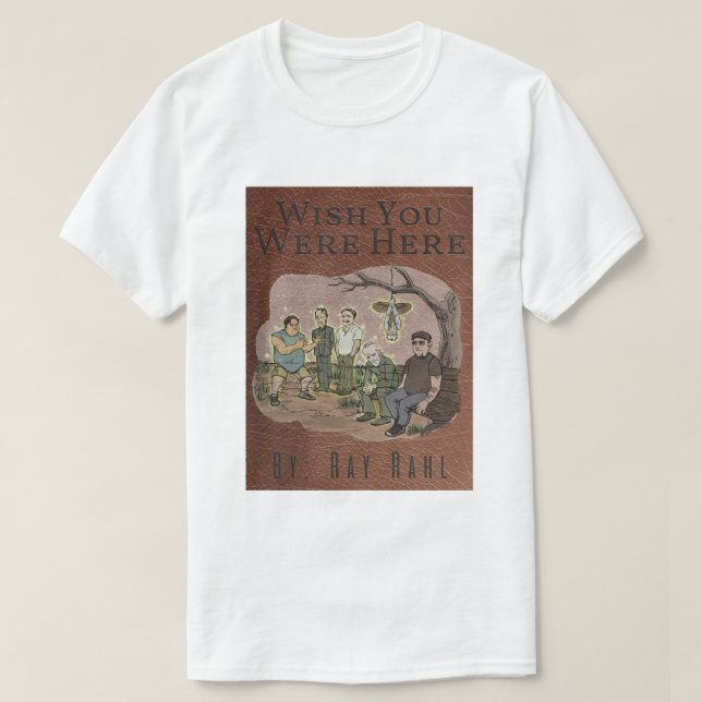 Camiseta Te deseamos aquí básico (Diseño del anverso)
